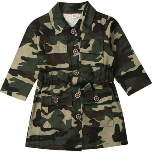 Baby Girls Trench Coats Girls jacket kids Trench Autumn childrens clothing girl trench coat fashion Outerwear dress for Girls