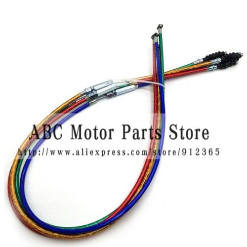 Throttle Clutch Cable line For Chinese Pit Dirt Motor Bike Motorcycle XR50 CRF50 CRF70 KLX 110 125 SSR TTR BBR Horizontal Engine