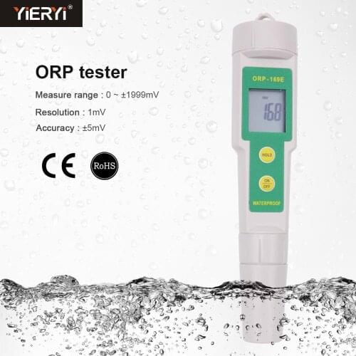 Yieryi High Quality 169E ORP/Redox Tester Waterproof ORP Meter,ORP Tester Test Tool With Paper Box