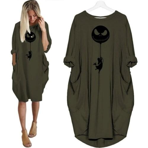 2019 Fashion T-Shirt for Women cute Halloween printed Tshirt Top Graphic Tee Women Off The Shoulder Halloween-K598