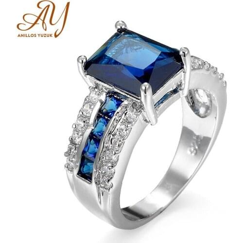 Anillos Yuzuk Classical Green Emerald Ring For Women Gemstone S925 Sterling Silver Color Jewelry Ring Wedding Party Zircon Rings