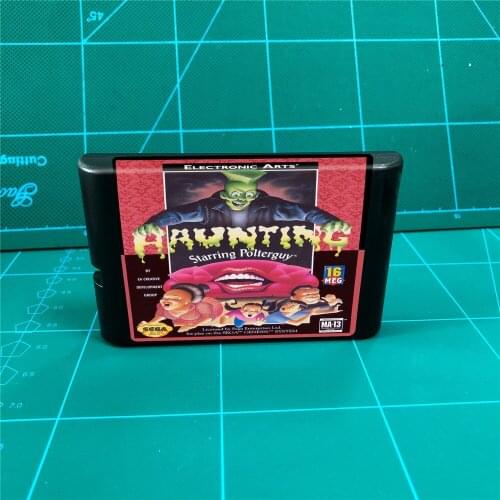 Haunting starring Polterguy - 16 bit MD Games Cartridge For MegaDrive Genesis console