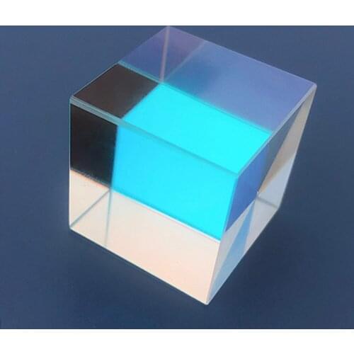 20*20*20mm Cubic Optical Experiment of Hexahedral Bright Light for Childrens Popular Science Spectrum Prism