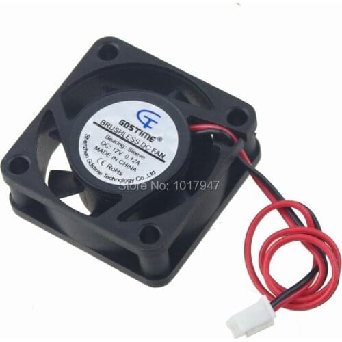 200PCS LOT Gdstime 4015S 2Pin 12V XH2.54 4cm 40mm x 15mm Mini Brushless DC Cooling Fan