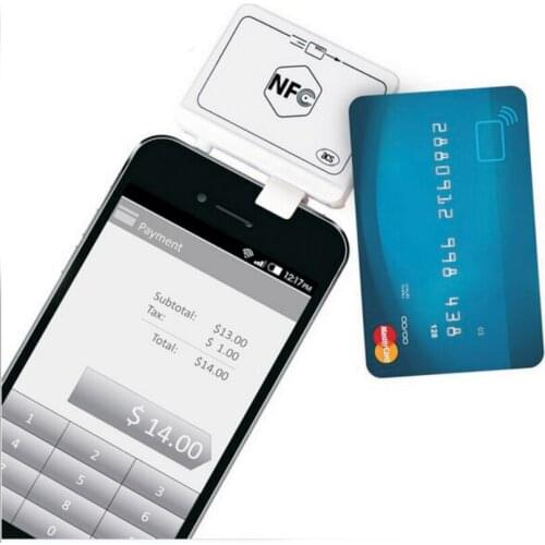 ACR35 NFC MobileMate Card Reader untuk ponsel algoritma dan DUKPT kunci sistem +English SDK