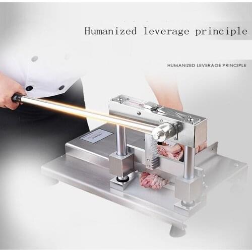 Free shipping pork bone ribs saw machine manual cutting meat bone machine convenient and convenient