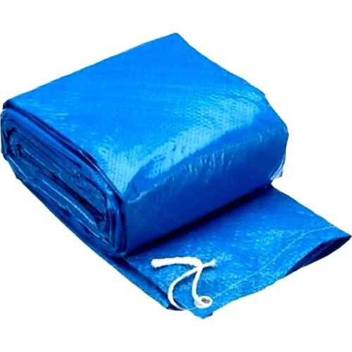 Swimming Pool Cover 183CM Blue Cloth Round Mat Family Garden Rainproof Dust Cover UV Resistant Mat Home Pool Accessories