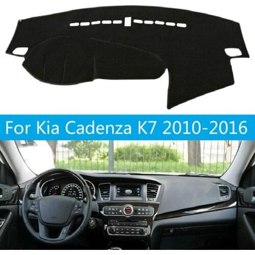 Dashboard Cover Sun Shade Non-slip Dash Mat Pad Carpet Car Stickers Accessories For Kia Cadenza K7 2010 2011 2012 2013 2014-2016
