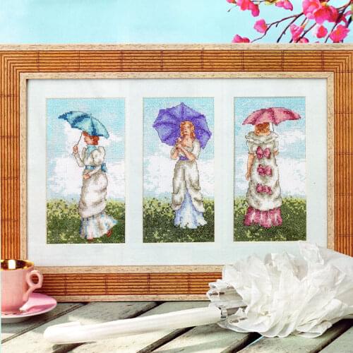 Crazy128-2fabric thread Cross stitch kit for needlework and handicrafts Needlework Cross-stitch embroidery set Cross stitch kits
