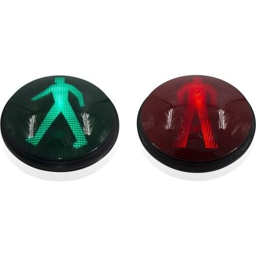 Diameter 300mm Red Green Man LED High Flux Traffic Light Core