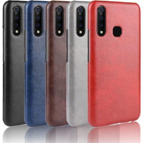 For VIVO Z5X ShockProof luxury PU Leather Hard Back Cover Case For vivo z5x Z5 X vivoz5x Phone Case