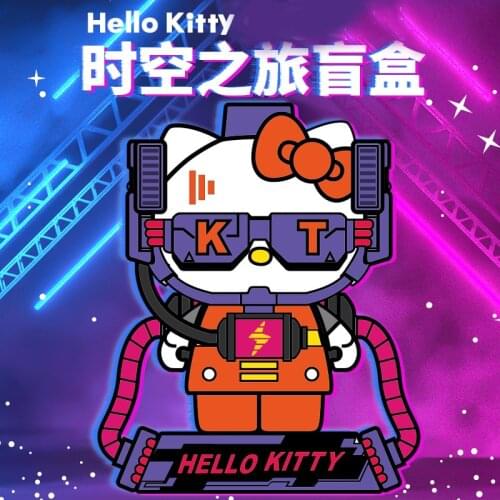 Blind Box Original Cat Time Travel Assembling Toys Figures 10Style Random Surprise Anime Model Guess Figurine Doll 9Pcs/Set