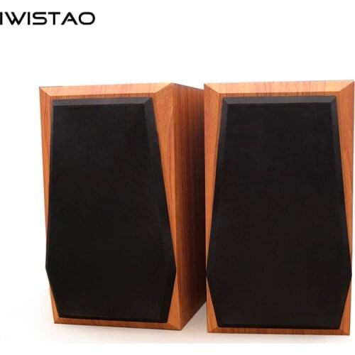 IWISTAO 8 Inch 2 Way Speaker Empty Cabinet Labyrinth Diamond Corner 1 Pair 15mm High Density Board HIFI Audio DIY