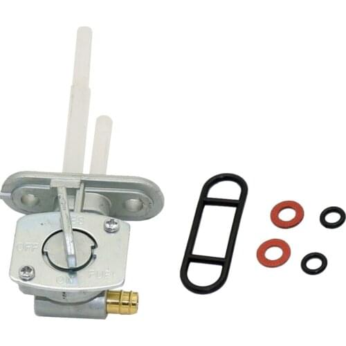 Silver Gas Petrol Fuel Tank Switch Valve Petcock for Yamaha Banshee YFZ 350 YFZ350