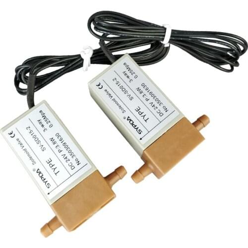 LETOP 1PCS Inkjet Printer 2 Ways UV SYPDA Solenoid Valve For Starfire 1024 Gongzheng Flora Wolor Valve 24V 3.8W