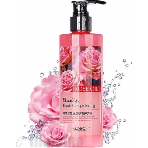 Rose Repairing Moisturizing Curling Elastin Hair Styling Hair Care Hair Conditioner 200ml