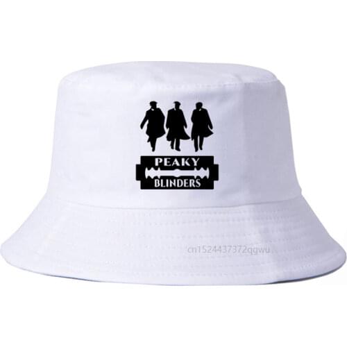 Shelby Company Limited Inspired by Peaky Blinders Printed bucket hat summer Cotton Flat top fisherman hat Humor Men sombrero