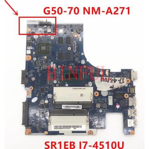 For Lenovo G50-70M G50-70 Z50-70 Laptop Motherboard With I7-4510U I7-4500U CPU ACLU1/ACLU2 NM-A271 100% fully tested