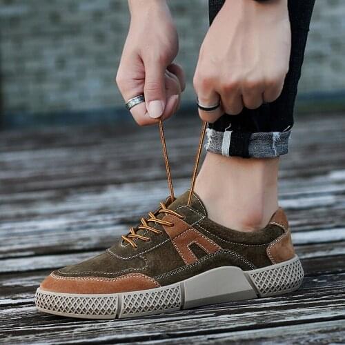 Shoe flat breathable leisure hombre sale causal para casual zapatillas mens sapato mens leather 2020 zapatos informales shoes