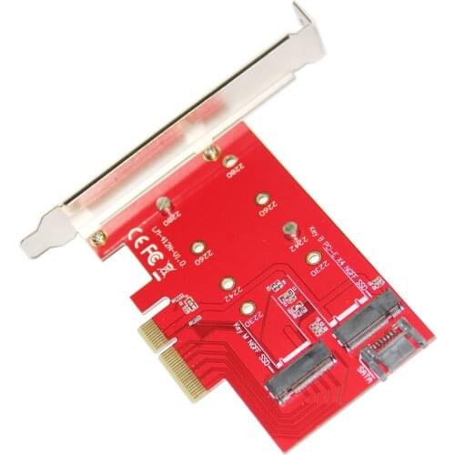 PCI-E3.0X4 expansion card M2 NGFF to PCIE M Key SSD transfer card NVME M.2SSD hard disk