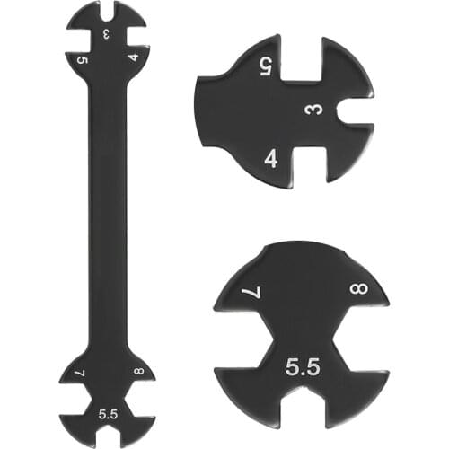 6 In 1 RC Special Tool Wrench 3/4/5/5.5/7/8MM For Turnbuckles & Nuts Rc Car Spare Parts Car Rc Model Nut Screw