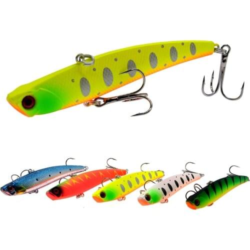 Sinking Vibration Fishing Lure 26g 95mm Hard Plastic Artificial VIB Winter Ice Fishing Pike Bait Tackle Isca Peche