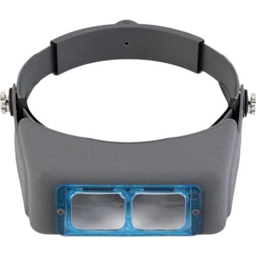 1.5x 2x 2.5x 3.5x Head Wearing Magnifier Headband Eyewear Loupe Repair Third Hand Helmet Magnifying Glass Spectacles