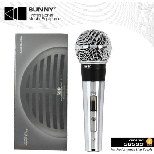 Top quality Dynamic Microphone 565SD Classic Unisphere Vocal microphone Vintage Icons 565SD for karaoke live show for SHURE mic