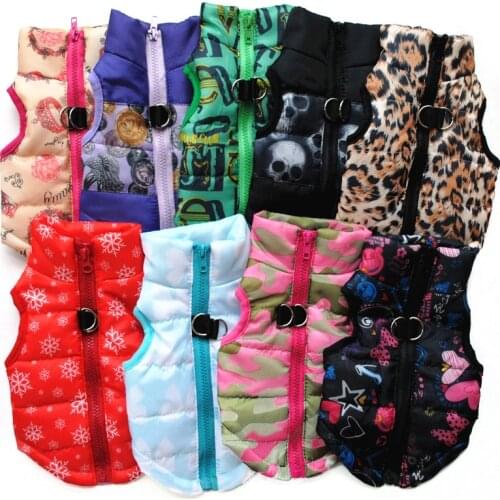 Winter Dog Clothes Jacket Vest Dog Coat Jacket Dog Clothing For Small Dogs Chihuahua Teddy