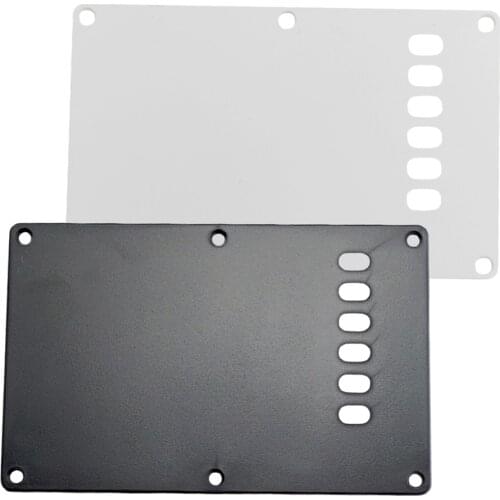1 Ply Tremolo Cavity Cover Back Plate for Fender Stratocaster Strat Guitars with 6 oval holes Guitar Accessories