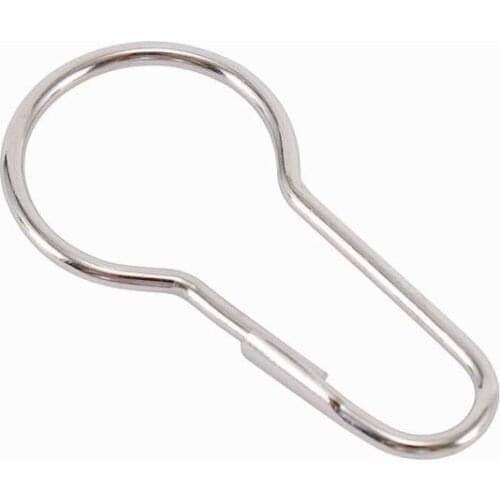 1000pcs Stainless Steel Curtain Hooks Bathroom Shower Curtains Glide Rings Set Home Bathroom Accessories Roller Rustproof Clip