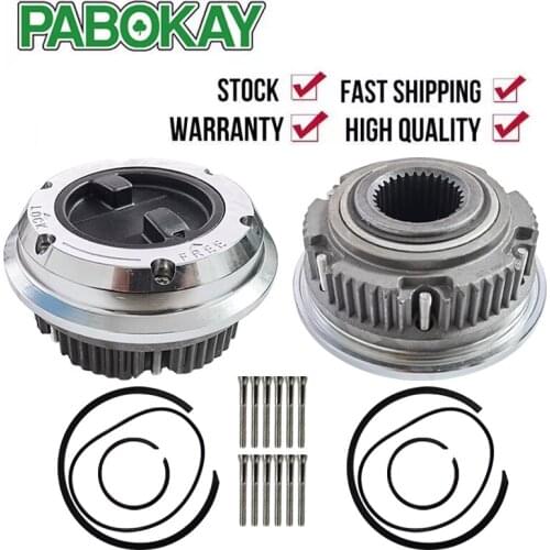 2 Pieces x Manual Locking Hub (30 Tooth) for Ford Chevy Dodge Dana 50 - 60 F-250 F-350 AVM439 WARN 38826