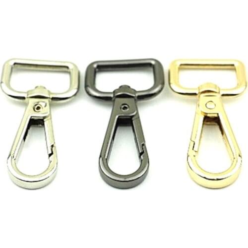 20mm Silver ,Gun and Gold Swivel snap hook 30 pcs