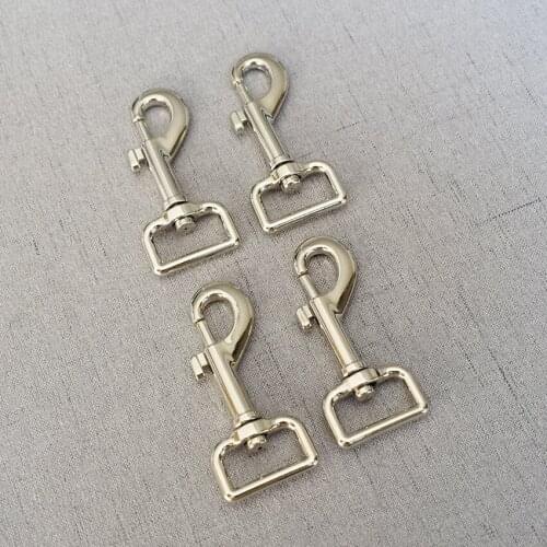 20 Pieces 25mm Silver Metal Snap hook buckle for Luggage bag Bag hanger Lobster Clasp DIY Sewing handmade Key chain