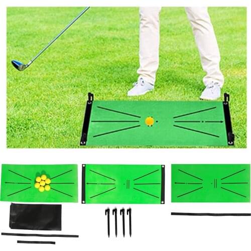 60x30cm Golf Training Mat Swing Detection Pad Home Office Indoor/Outdoor
