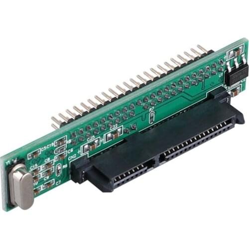 2.5 Inch HDD SSD Serial ATA 7+15P Female to 44 Pin Male PATA IDE Port Adapter Card 2.5" SATA to IDE Converter for Laptop Drive