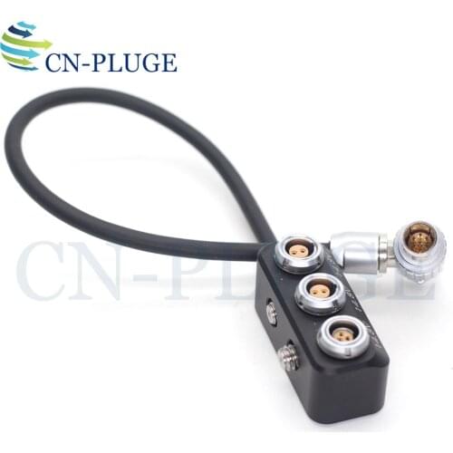 ALEXA Mini EXT 7pin and provides a RS 3-pin connector and double 2pin power Distributor three way splitter With 1/4 screw