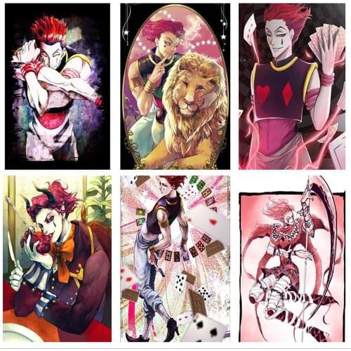 5D diy Diamond Painting Art Hunter X Hunter Anime Diamond Mosaic Diamond Embroidery Cross Stitch Kit Home Wall Decoration Gift