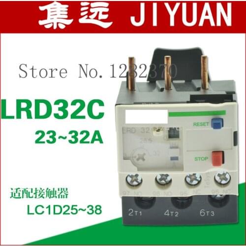 [ZOB] Authentic original thermal relay LRD32C/35C/21C/22C contactors Thermal overload relay 23-32A LRD32C --5pcs/lot