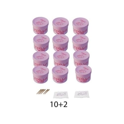 Depilatory Unwanted hair removal Single Use Box Body Wax 50 Ml 12 Pieces Removal For Women And For Men Painless Removing