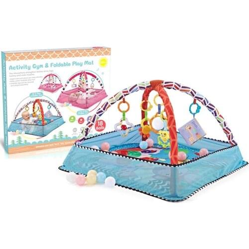 Baby Play Gym Mat Safe Baby Kick And Play Mat Infant Rug Playmat Fitness Frame Early Education Crawling Game Activity Mat Toys