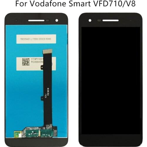 For vodafone smart VFD710 LCD monitor Smart V8 with touch screen display For Vodafone VF710 mobile phone repair parts