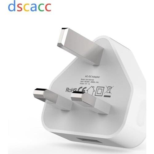DSCACC Travel USB Wall Power Adapter EU for iPhone Charger for Xiaomi for Samsung for Huawei P20 Lite 100pcs
