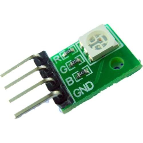 Glyduino RGB Module 4 Pin Full Color LED Module Three Color LED Sensor Module Smart Electronics for Arduino DIY Starter Kit