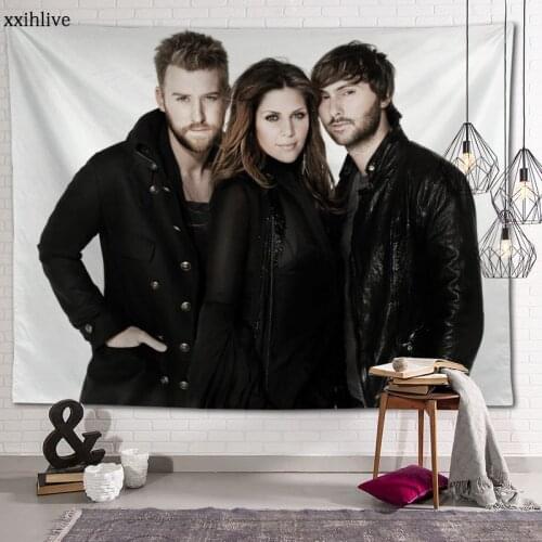 Lady Antebellum Singing Group Custom HD Tapestry For Carpet Travel Mattress Wall Carpets Art Home Decor 100x150cm,130x150cm