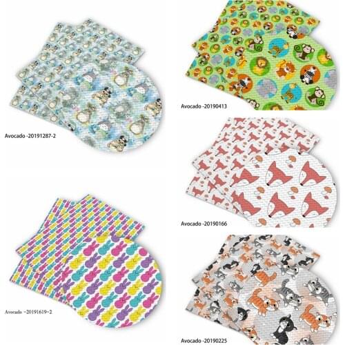Huangtao Diy 50X150cm Animal Printing Cartoon Character Pattern Double Brush Poly Fabric By Yard 100% Polyester Fabric