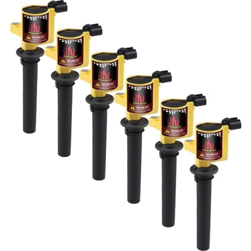 CarBole 6pcs Ignition Coil Parts Fit for Ford Mercury Mazda 3.0 V6 DG513 DG500 C1458 FD502 High Performance Coil Car Accessories