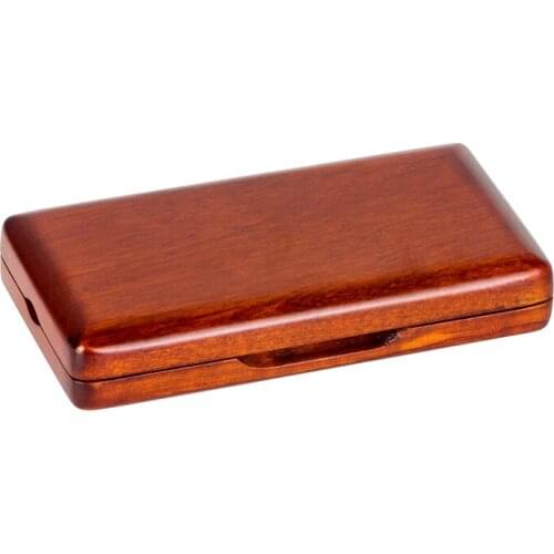 Oboe Reeds Case Maple Storage Box for 3 Pcs Reeds Amber Color Musical Parts Accessories