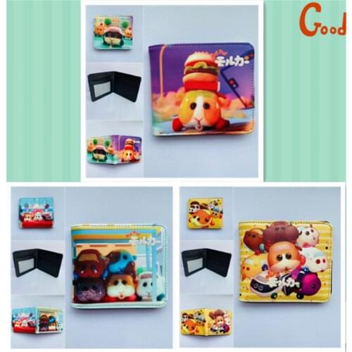 Anime PUI PUI Logo Wallet Boys Girls Boutique Color Printing Short Wallet New Money Cards Purse