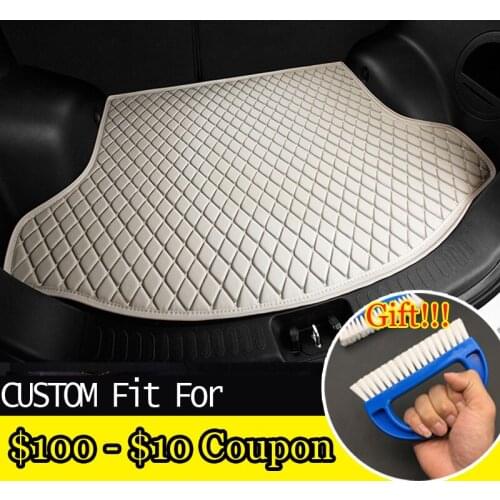Hot sales fit car trunk mat for Land Rover Discovery 3 4 freelander 2 Sport Range Rover Evoque 3D car styling carpet cargo liner